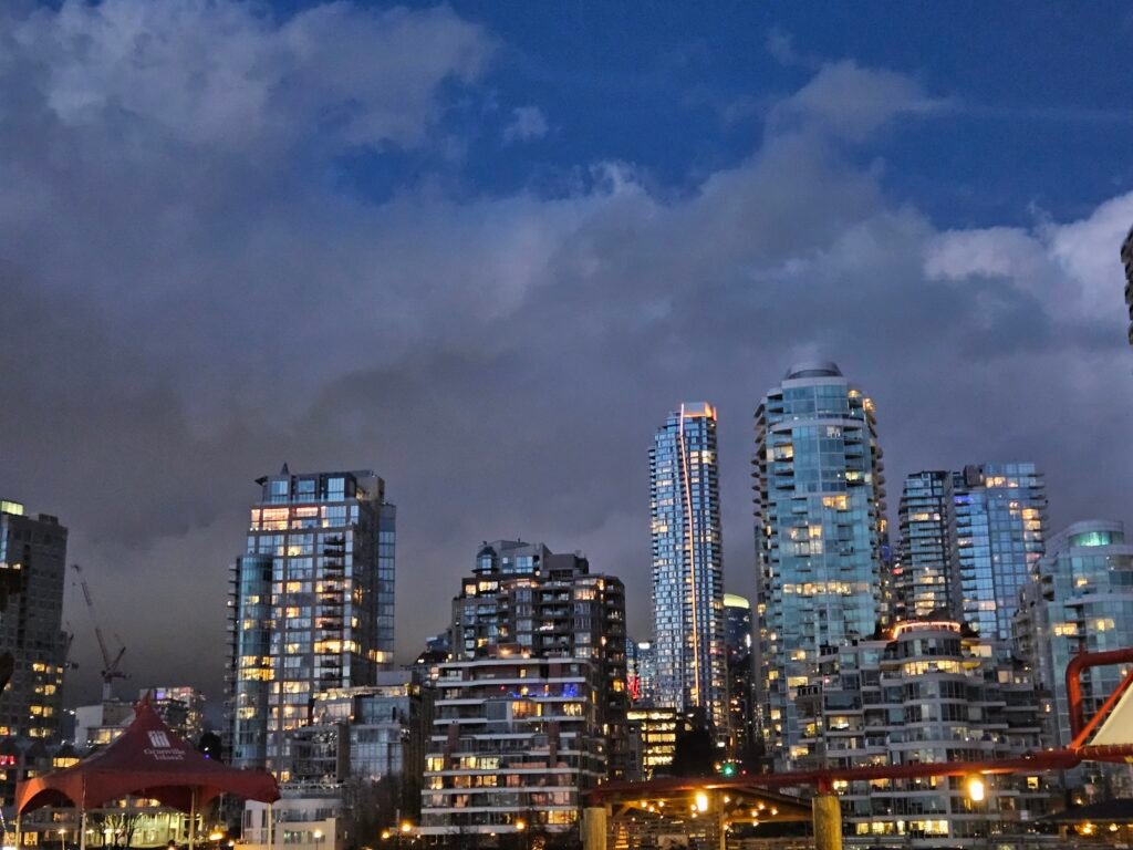 Vancouver Skyline at Dusk
