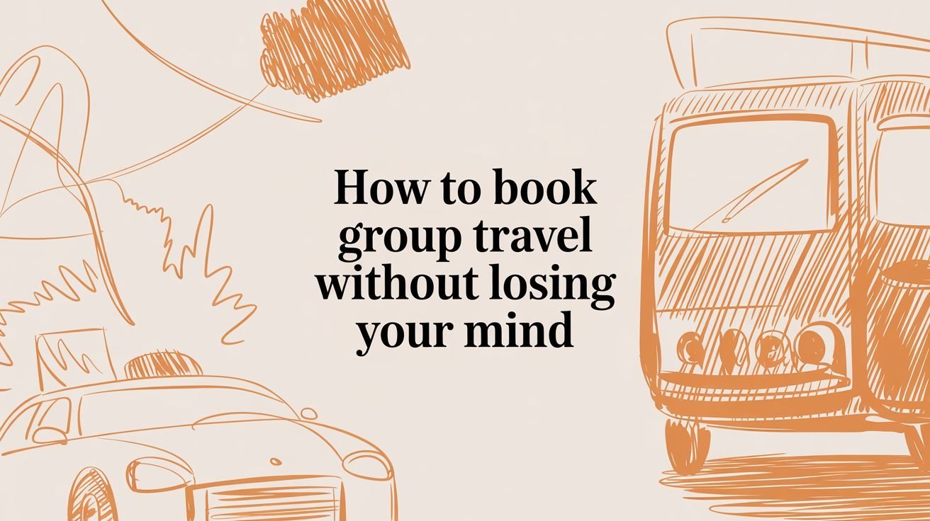 How to Book Group Travel without Losing Your Mind