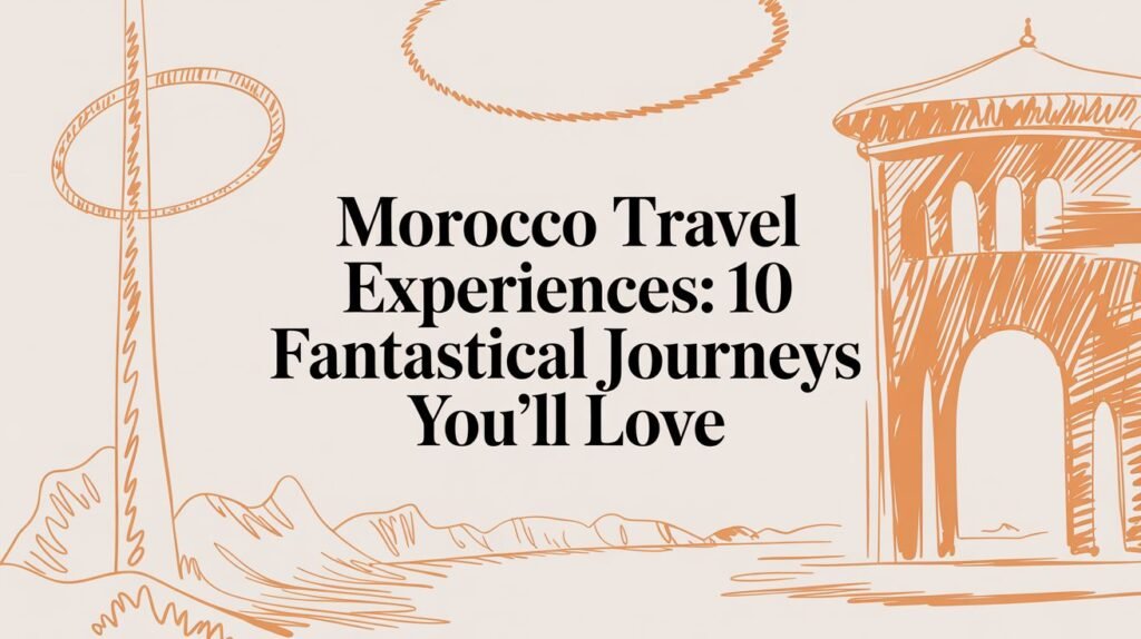 Morocco Travel Experiences: 10 Fantastical Journeys You'll Love feature image