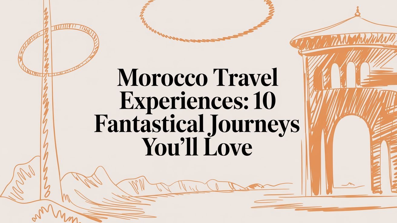 Morocco Travel Experiences: 10 Fantastical Journeys You'll Love feature image