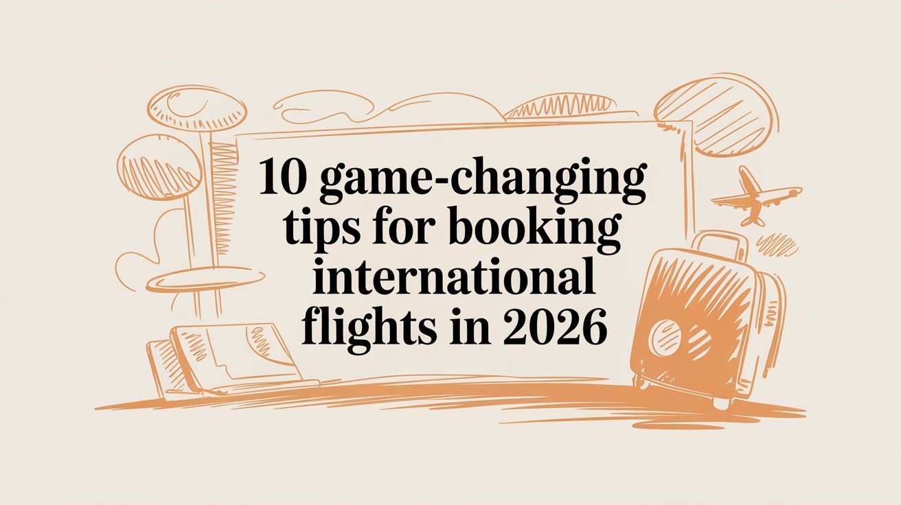 Blog 10 Game-Changing Tips for Booking International Flights Image